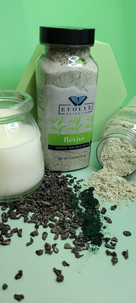 Milk Bath - Revive (Green Tea) from Evolve Botanica