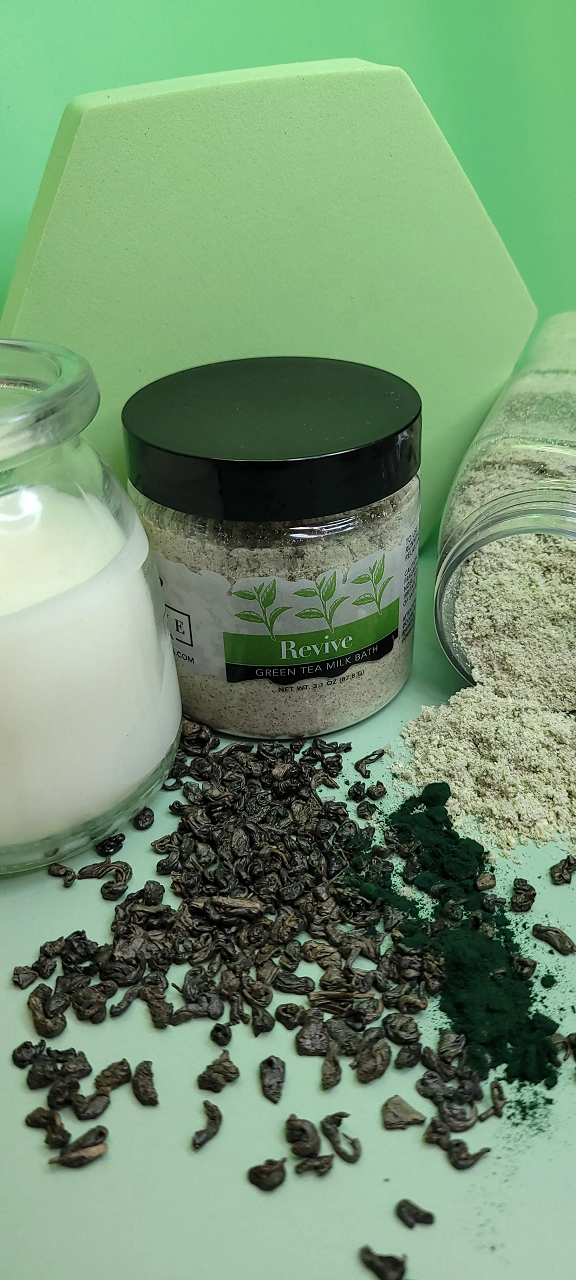 Milk Bath - Revive (Green Tea) Mini from Evolve Botanica
