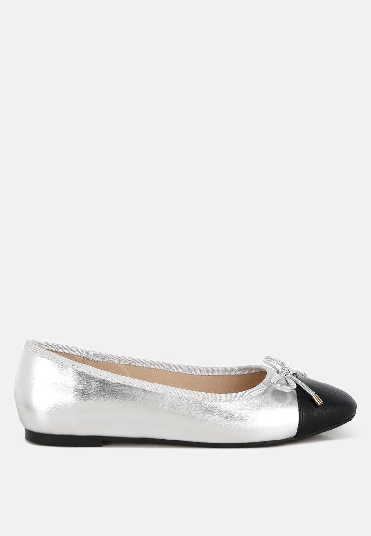 Minato Two Tone Ballet Flats from London Rag International