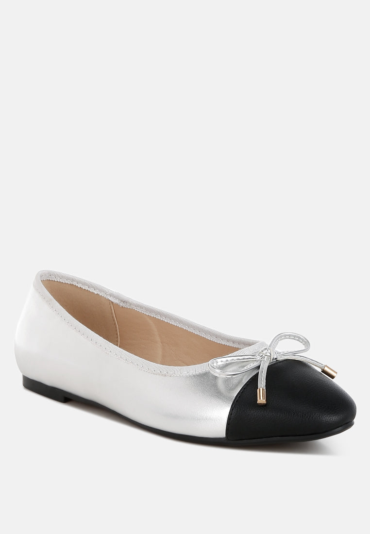 Minato Two Tone Ballet Flats from London Rag International