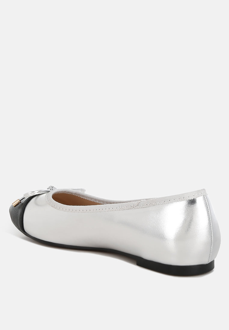 Minato Two Tone Ballet Flats from London Rag International