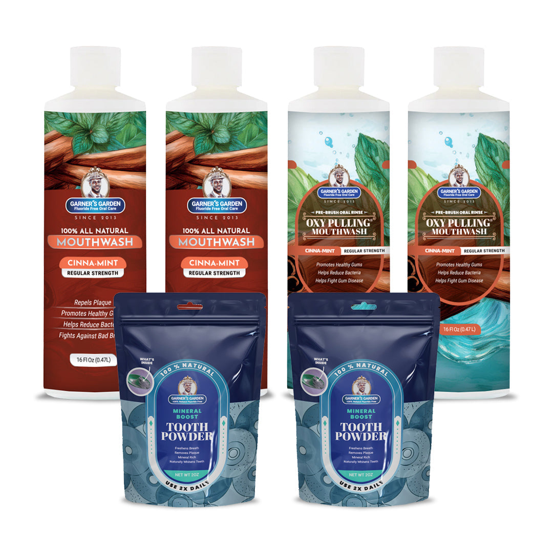 2 Pack Oral Care Package | Trio | H2O2 | Fluoride Free from Garner's Garden