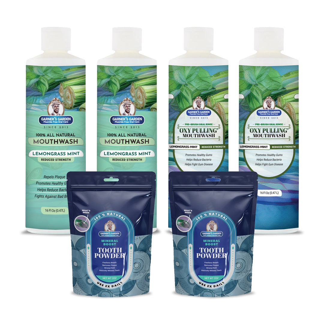 2 Pack Oral Care Package | Trio | H2O2 | Fluoride Free from Garner's Garden