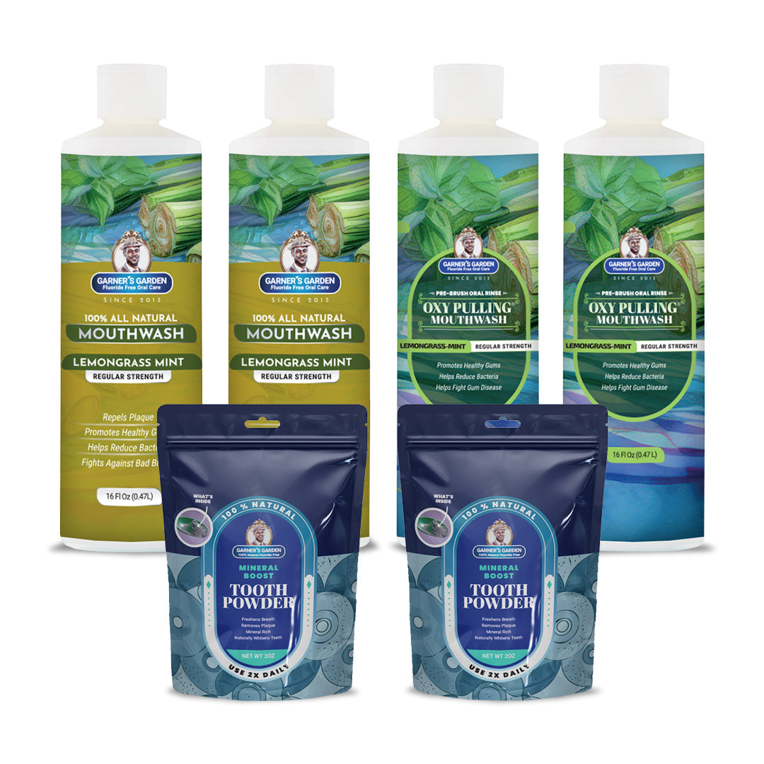 2 Pack Oral Care Package | Trio | H2O2 | Fluoride Free from Garner's Garden