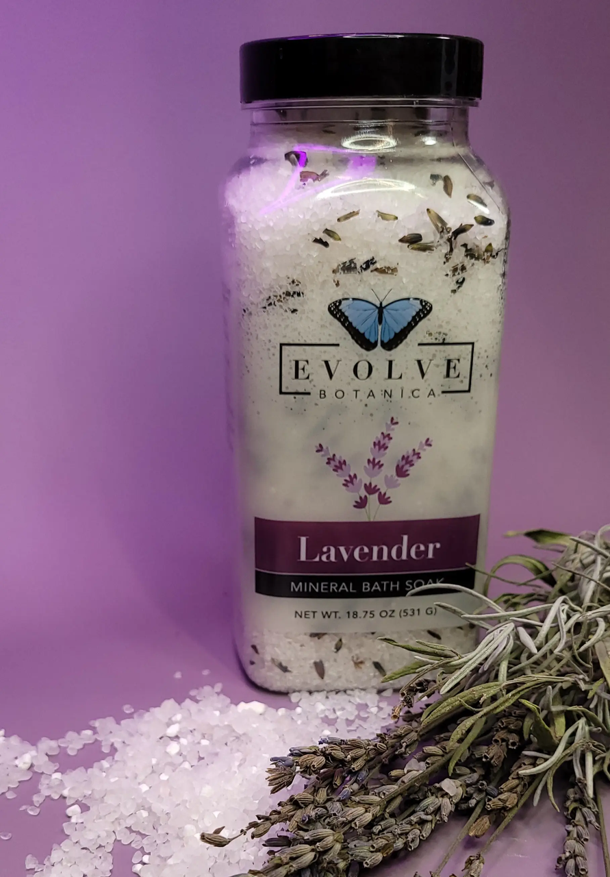 Mineral Soak - Lavender Spa (Bath Salt) from Evolve Botanica
