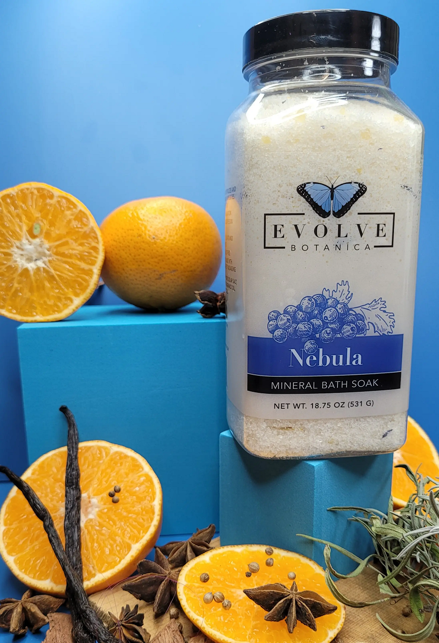 Mineral Soak - Nebula (Bath Salt) from Evolve Botanica