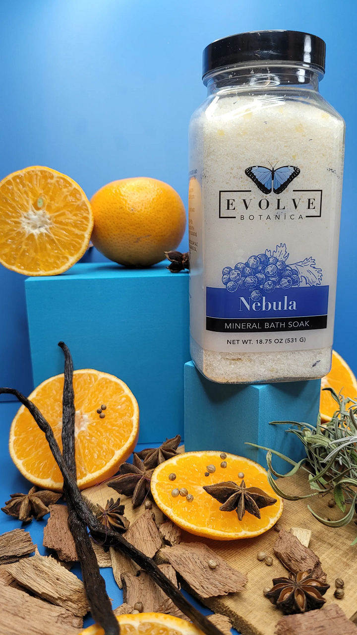 Mineral Soak - Nebula (Bath Salt) from Evolve Botanica