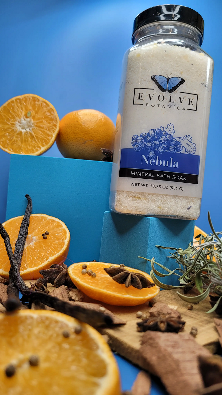 Mineral Soak - Nebula (Bath Salt) from Evolve Botanica