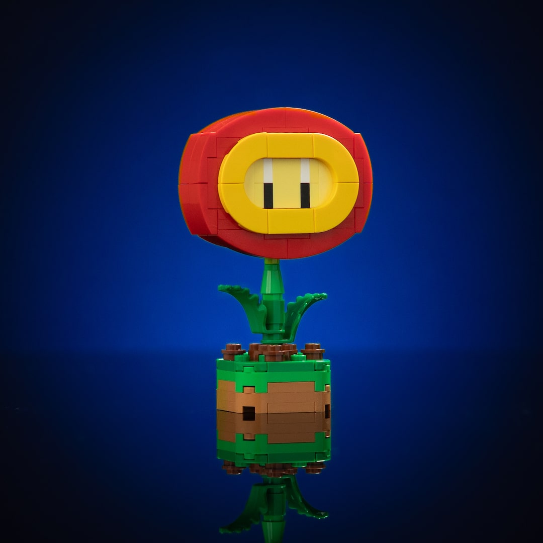 Mini Fire Flower from Bricker Builds
