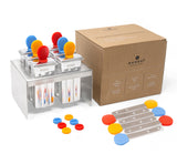 Stainless Steel Popsicle Molds, Mini Square with Stainless Steel Sticks from ecozoi