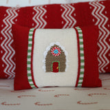 Gingerbread House Mini Pillow from Melange Collection