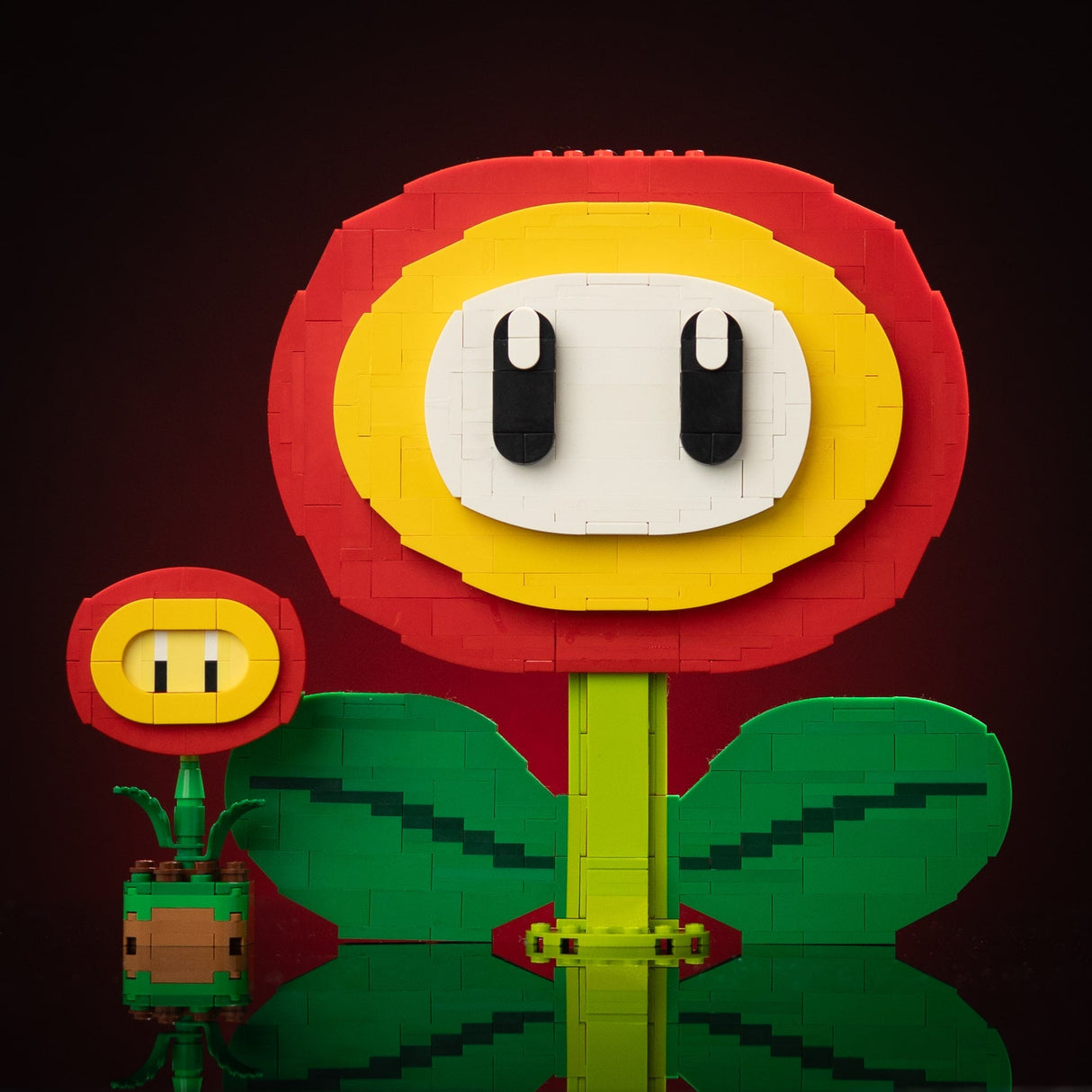 Mini Fire Flower from Bricker Builds