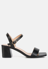 Keeyana Block Heel Sandals from London Rag International