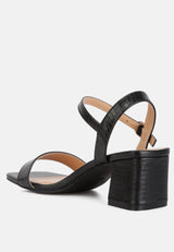 Keeyana Block Heel Sandals from London Rag International