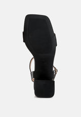 Keeyana Block Heel Sandals from London Rag International