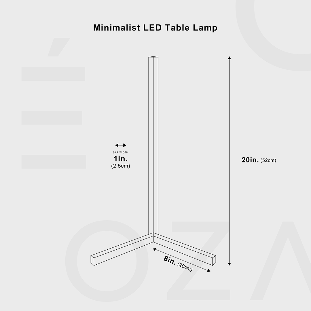 Minimalist LED Table Lamp From Ozarké