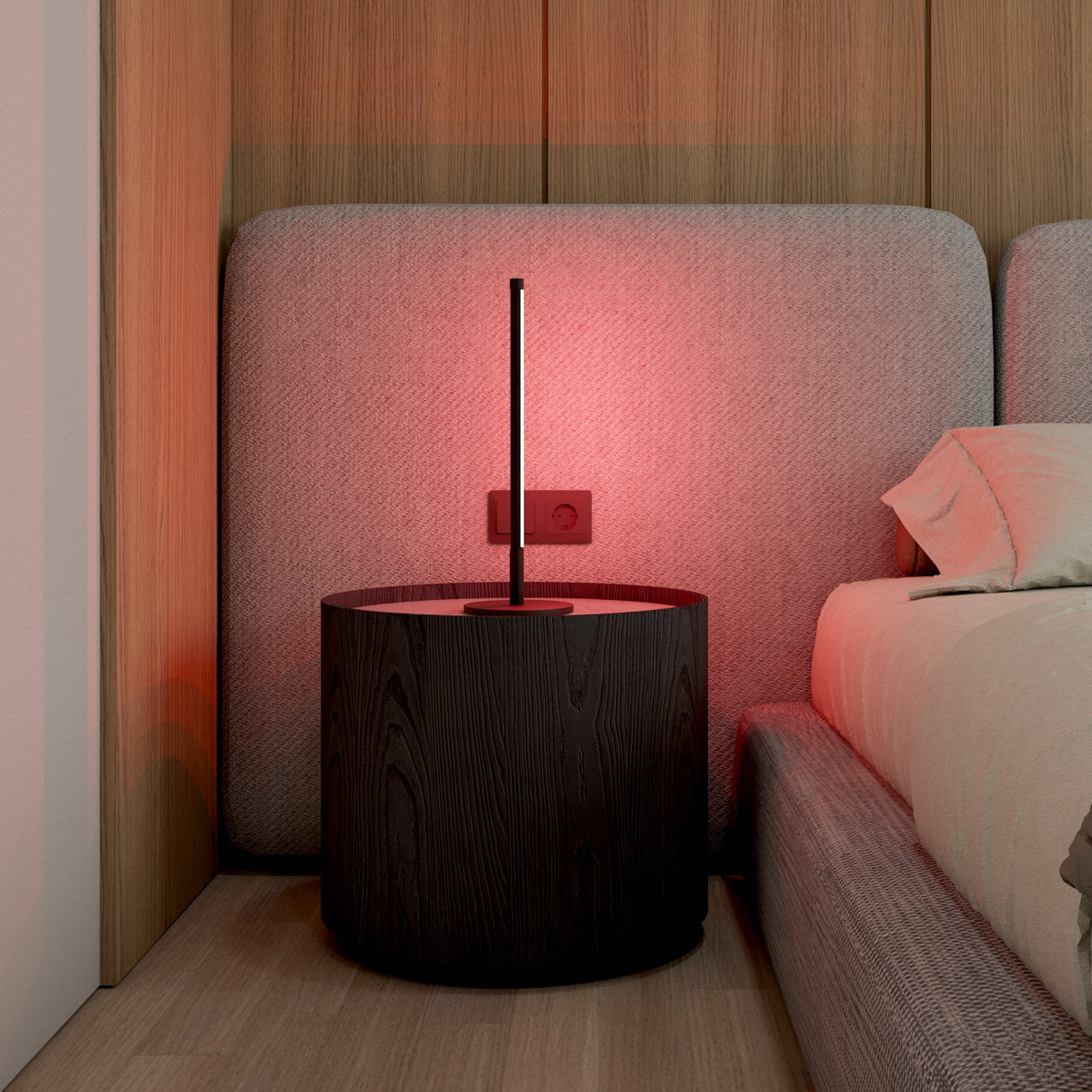 Minimalist RGB LED Table Lamp From Ozarké