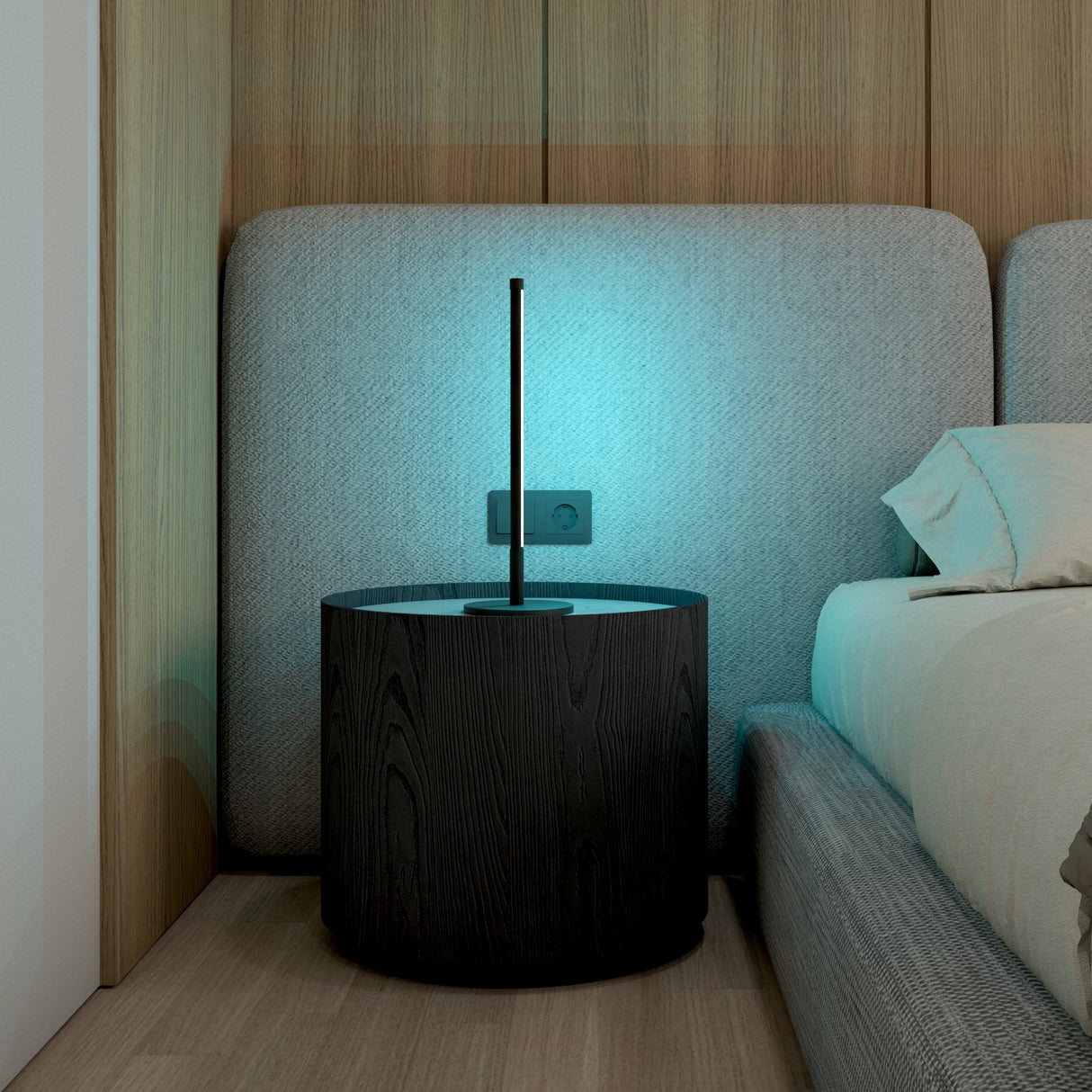 Minimalist RGB LED Table Lamp From Ozarké