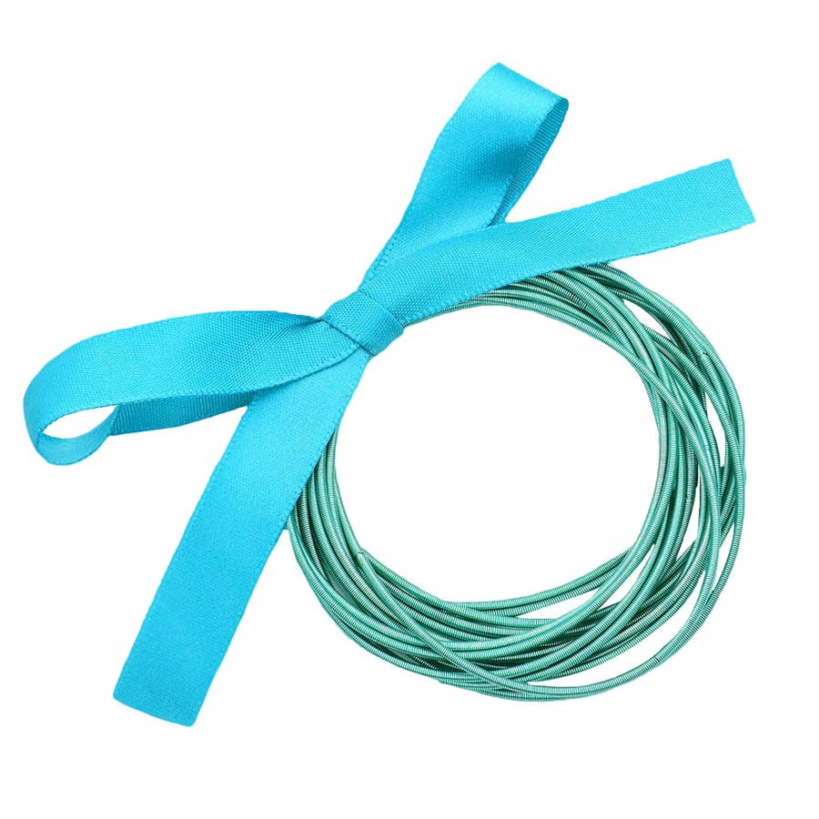 15PCS Guitar String Stackable Stretch Bracelets from Madeline Love