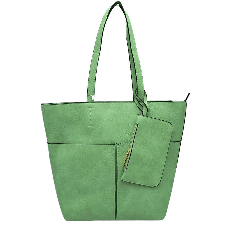 3 In 1 Large Soft Faux Leather Womens Tote Handbags  from Madeline Love