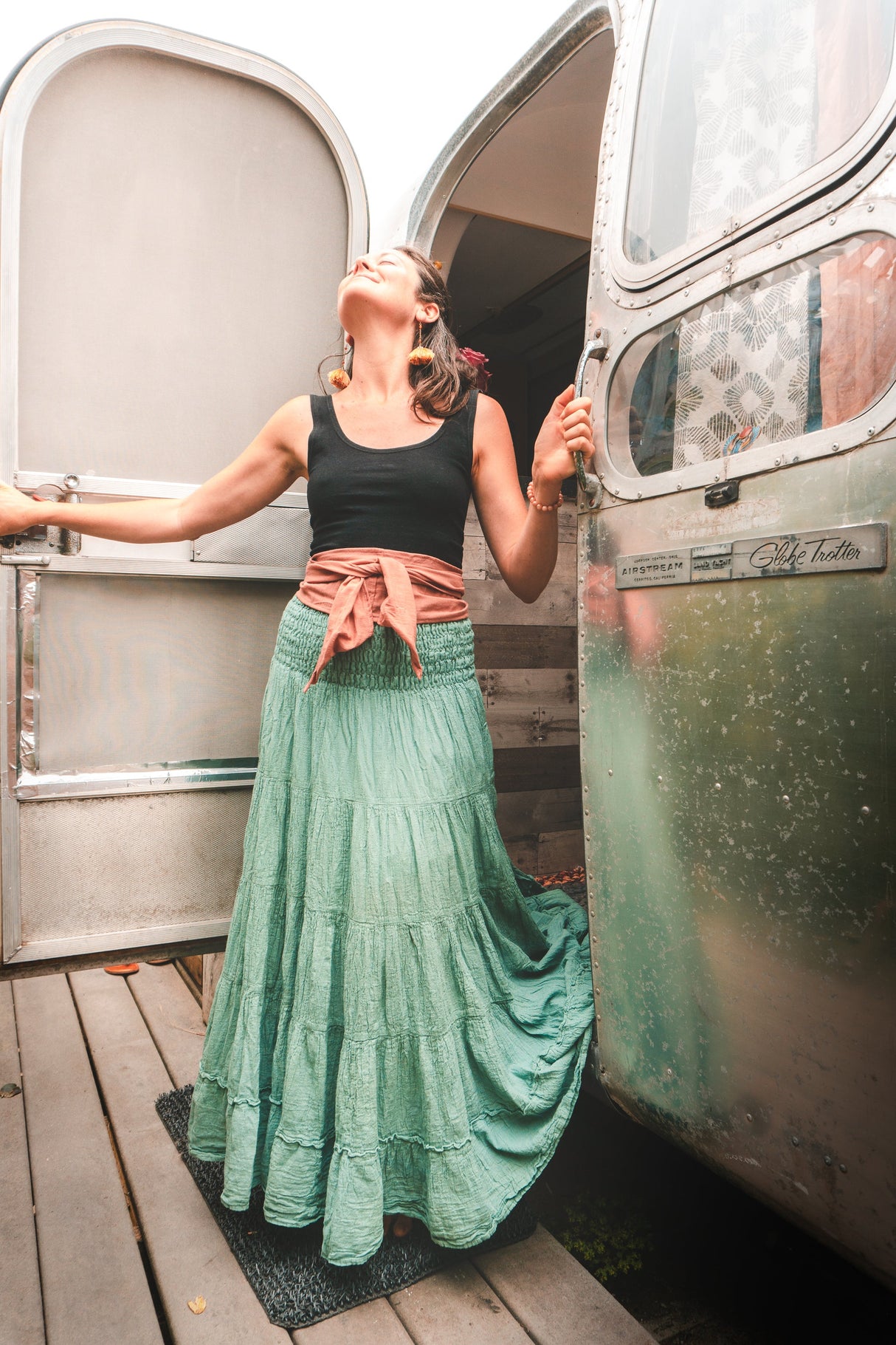Flutter Skirt From Cotton Flower Clothing
