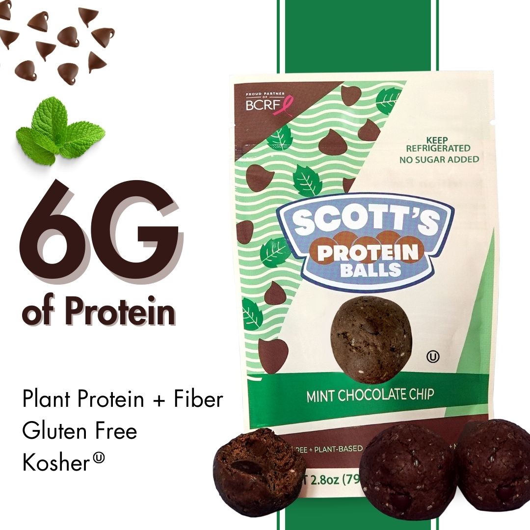 Mint Chocolate Chip Balls from Scott's Protein Balls