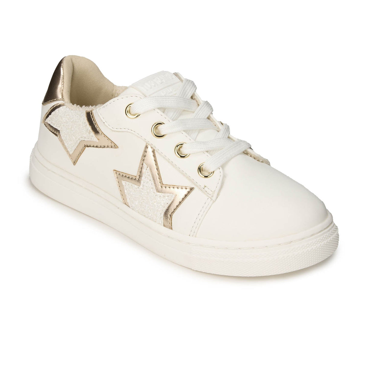 Miss Harper Sneaker in Rose Gold Glitter - Kids from Yosi Samra
