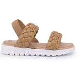 Miss Bradie Slingback Sandal in Tan - Kids From Yosi Samra