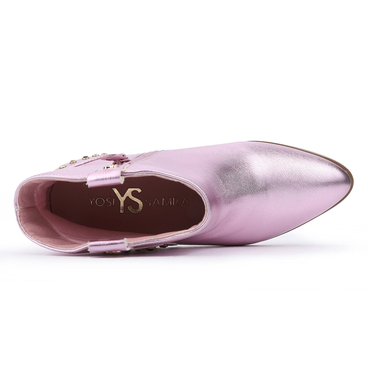 Miss Dallas Gem Western Boot in Pink - Kids from Yosi Samra