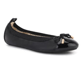 Miss Samantha Ballet Flat in Black - Kids from Yosi Samra