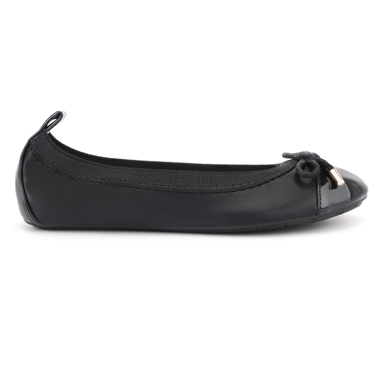 Miss Samantha Ballet Flat in Black - Kids from Yosi Samra