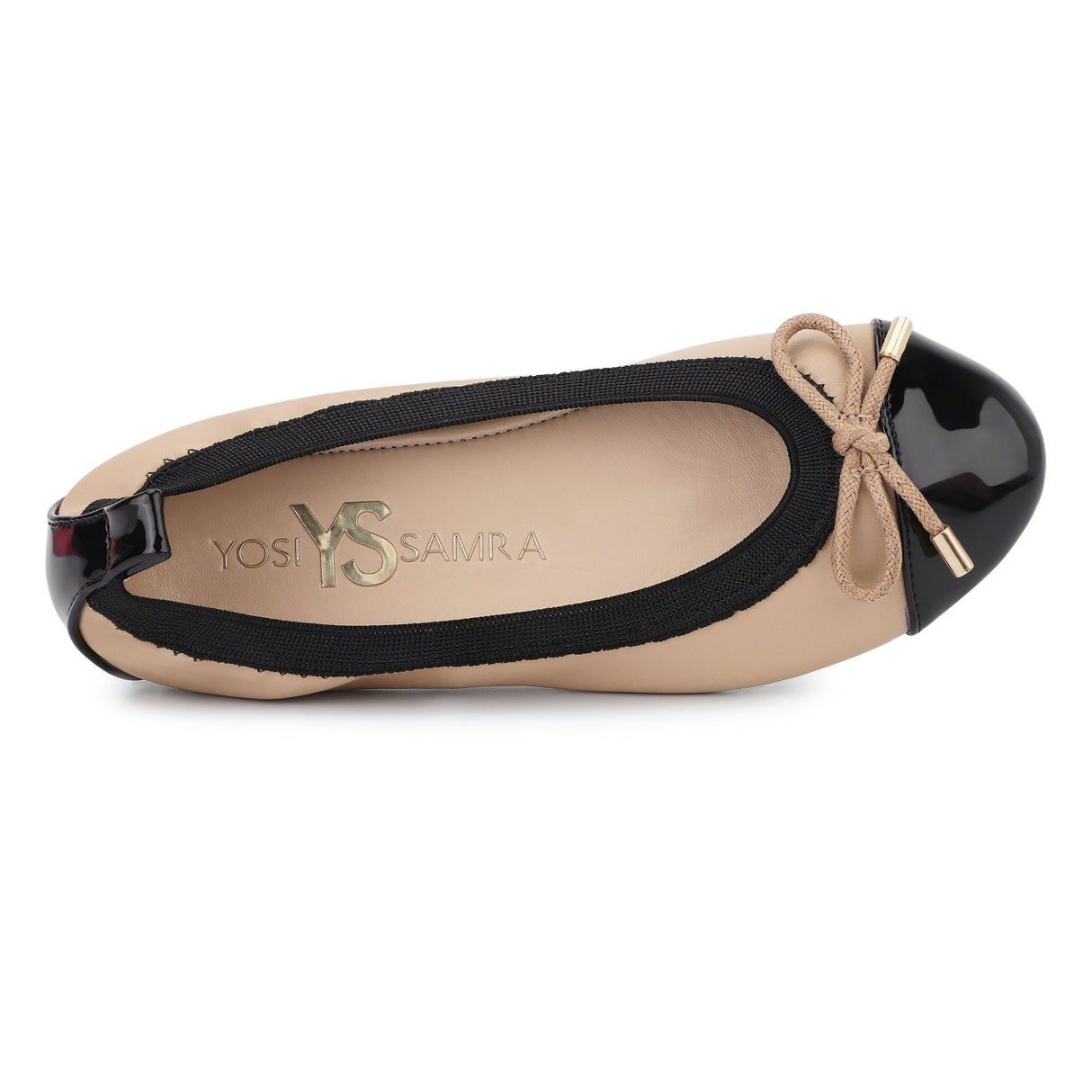 Miss Samantha Ballet Flat in Nude - Kids from Yosi Samra
