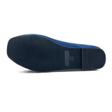 Miss Emory Flat in Navy Satin - Kids from Yosi Samra
