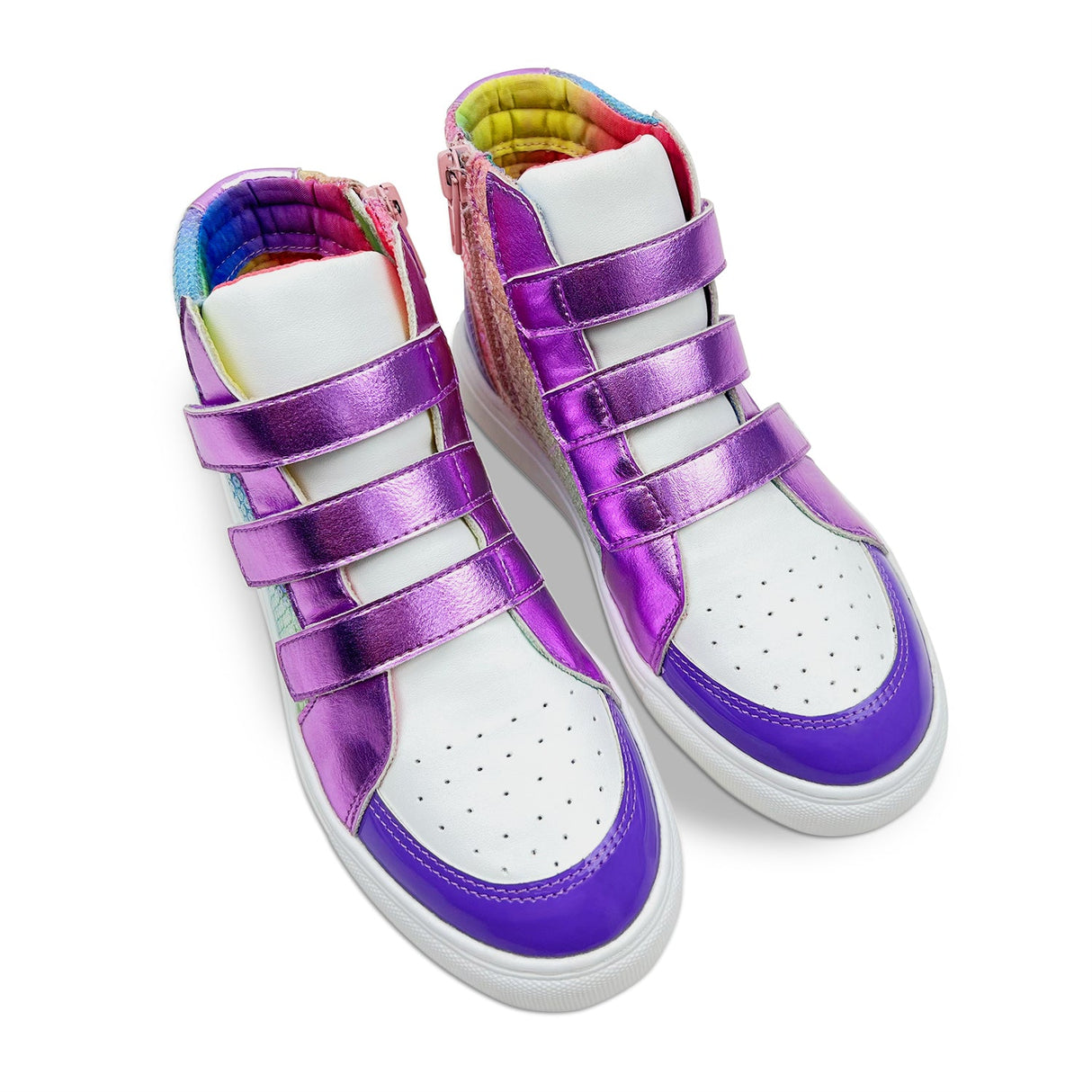 Miss Hannah Velcro Sneaker in Purple - Kids from Yosi Samra