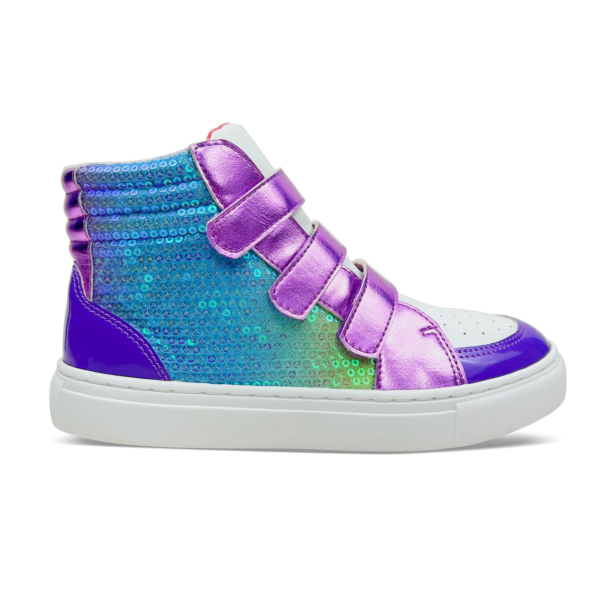 Miss Hannah Velcro Sneaker in Purple - Kids from Yosi Samra