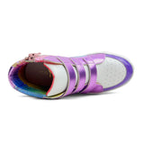 Miss Hannah Velcro Sneaker in Purple - Kids from Yosi Samra