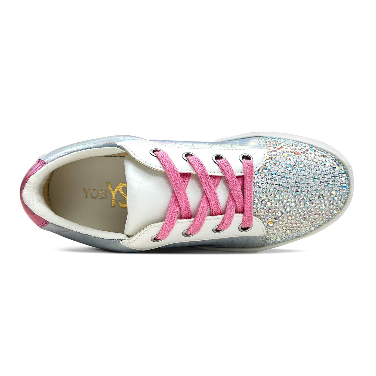 Miss Harper Sneaker in Iridescent - Kids from Yosi Samra