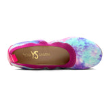 Miss Samara Ballet Flat in Pink Tie Dye - Kids from Yosi Samra