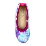 Miss Samara Ballet Flat in Pink Tie Dye - Kids from Yosi Samra