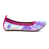 Miss Samara Ballet Flat in Pink Tie Dye - Kids from Yosi Samra