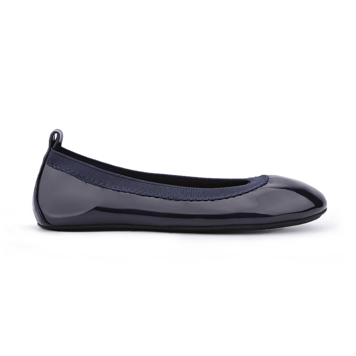 Miss Samara Ballet Flat in Navy Patent - Kids from Yosi Samra