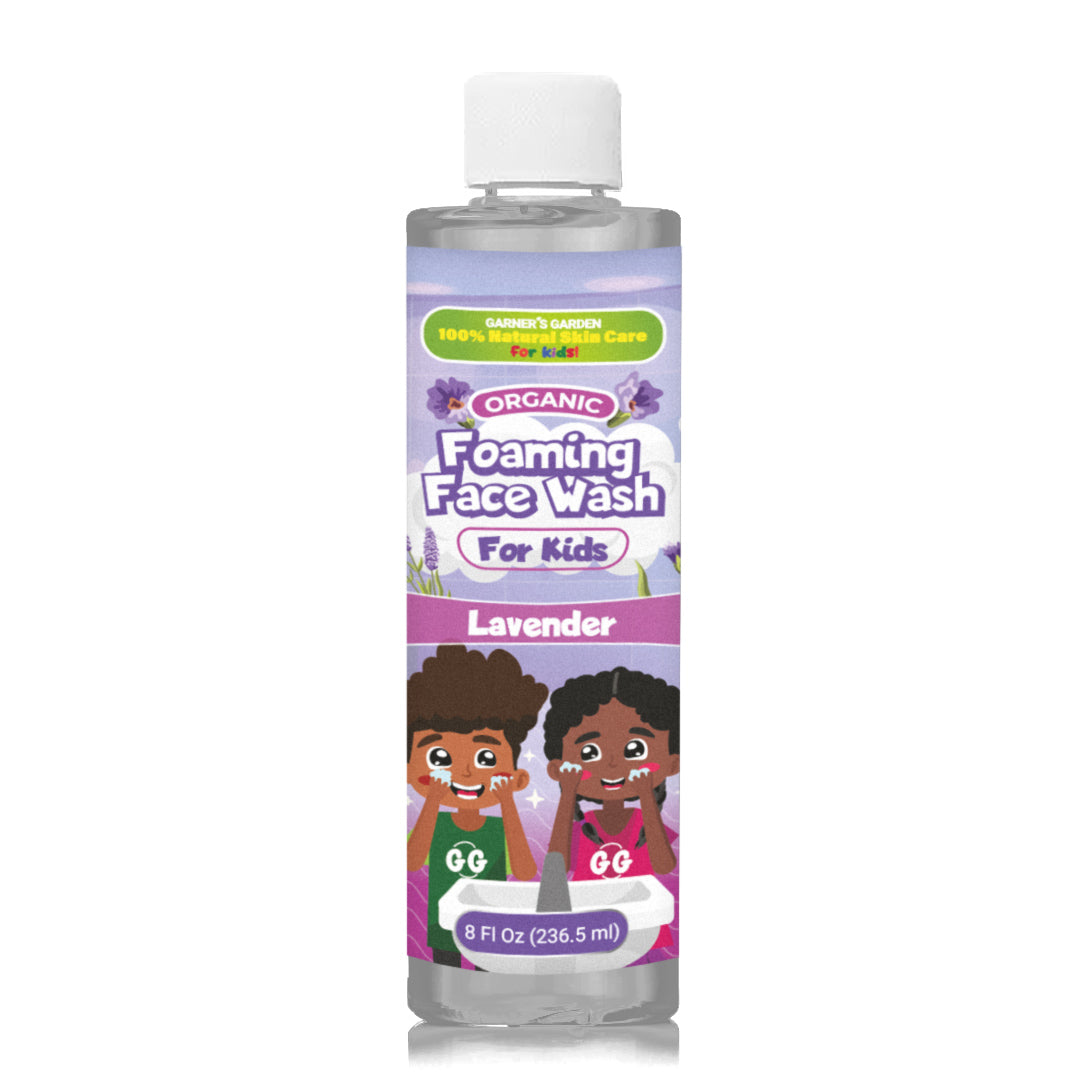Organic Foaming Face Wash For Kids from Garner's Garden