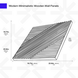 Modern Solid Wood Panel from Ozarké