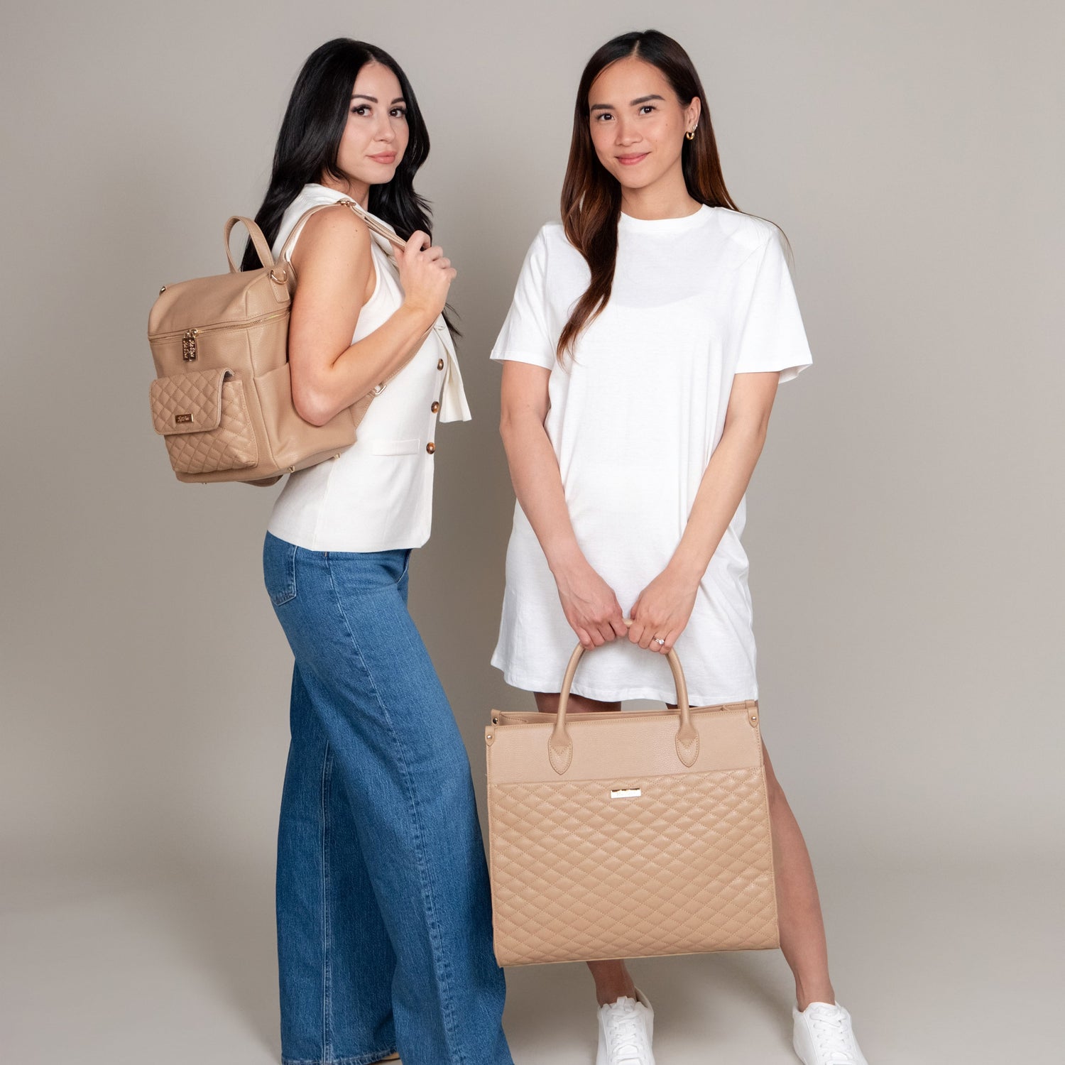 Petit Monaco Diaper Bag | Latte From Luli Bebé