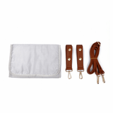 Monaco Diaper Bag | Caramel Brown From Luli Bebé