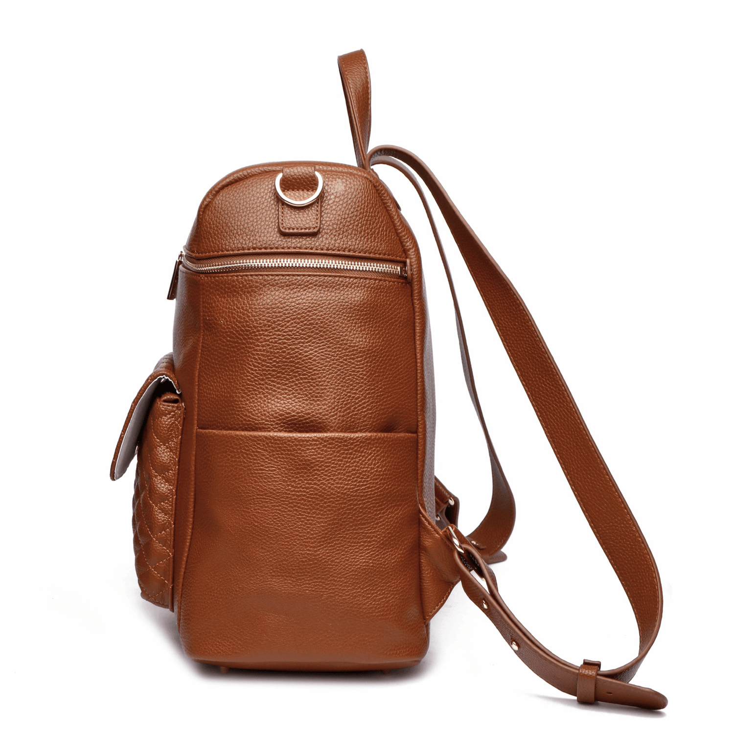 Monaco Diaper Bag | Caramel Brown From Luli Bebé