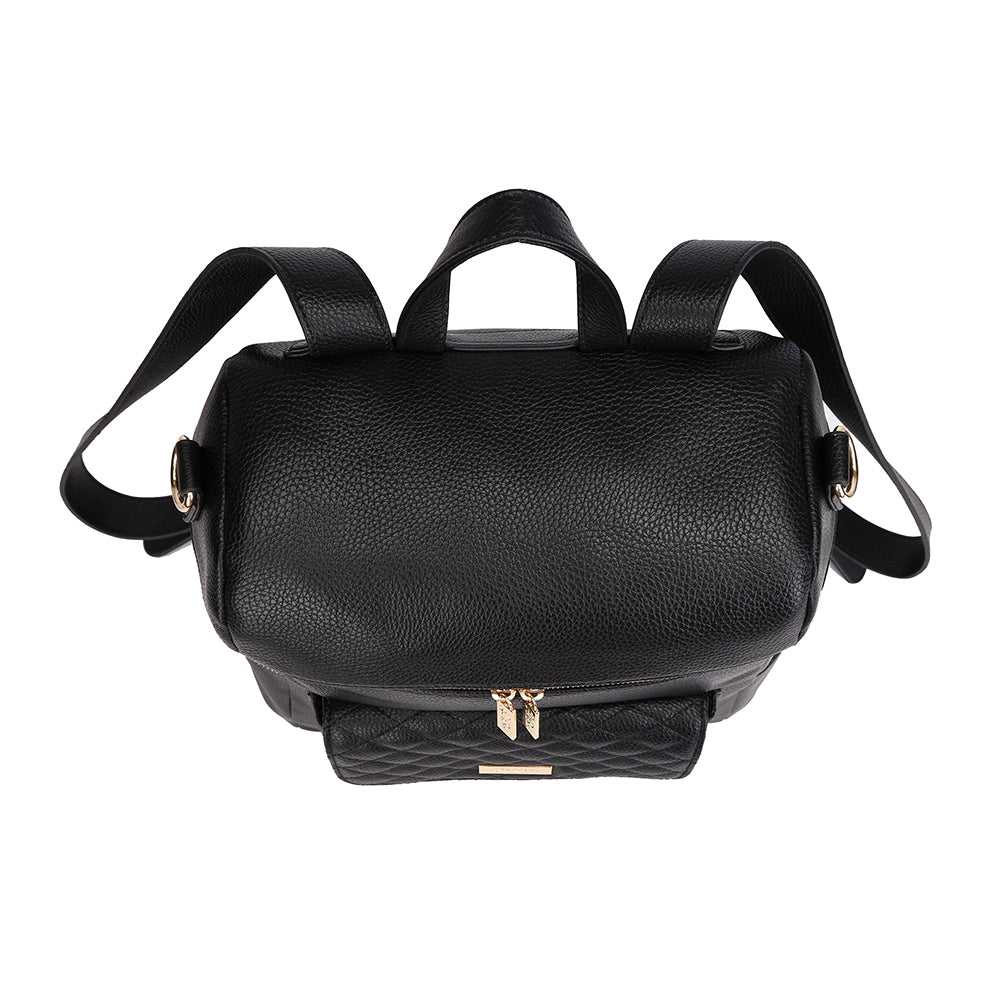 Monaco Diaper Bag | Ebony Black From Luli Bebé