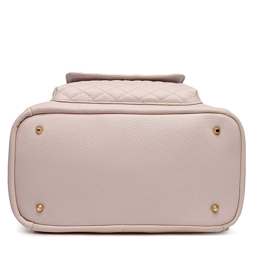 Monaco Diaper Bag | Pastel Pink From Luli Bebé