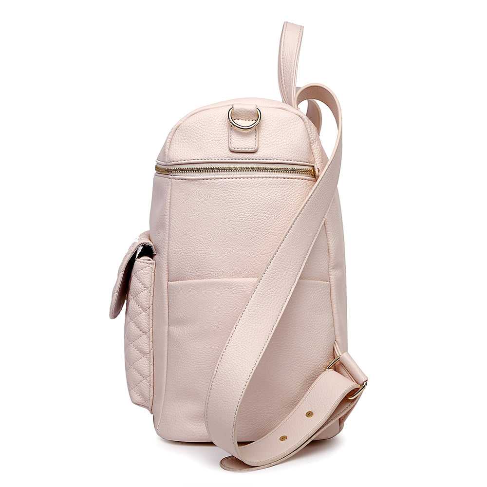 Monaco Diaper Bag | Pastel Pink From Luli Bebé