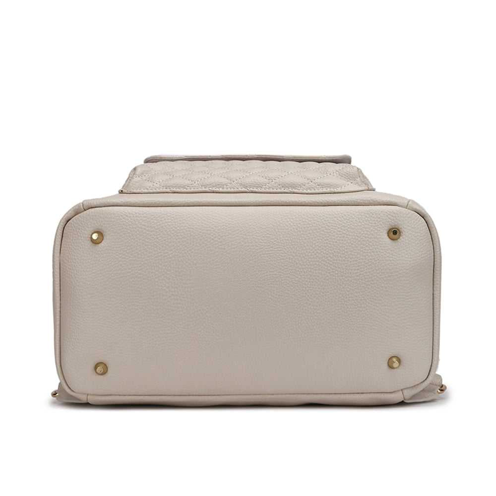 Monaco Diaper Bag | Pearl White From Luli Bebé